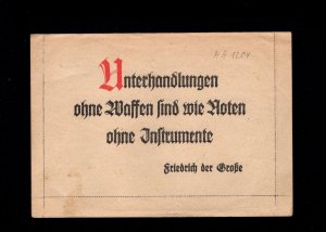 Germany Very Late Usage Themed Frederick the Great Lettersheet Bremen 4.21.45 3l