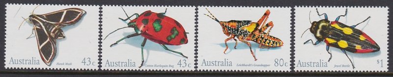 1211-14 1991 Insects MNH