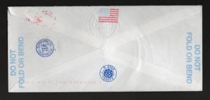 Precanceled cover Scott # 804, 1054, 1816a, 2149a posted in Cleveland Ohio