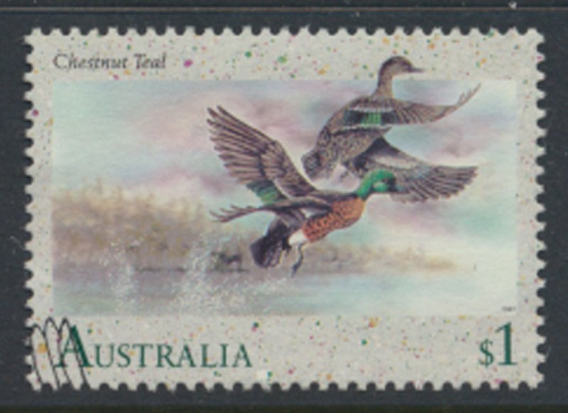 Australia SG 1282 Waterbirds  1991 Used  SC# 1206 w/fd cancel see scan