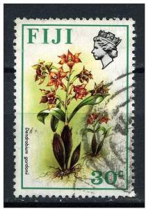 Fiji 1971 - Scott 316 used - 30c, flowers 