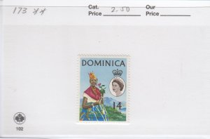 Dominica 173 Traditional Costume mnh