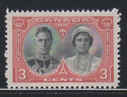 Canada,  3c George VI & Queen Elizabeth (SC# 248) MNH