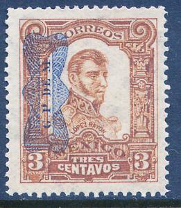 MEXICO 519 3c CORBATA REVOLUTIONARY OVERPRINT MH (6)