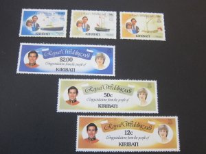 Kiribati 1981 Sc 373-78 set MNH