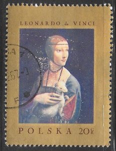 Poland 1551: 20g da Vinci's Lady with Ermine, CTO, F-VF