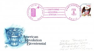 US EVENT PICTORIAL POSTMARK COVER HAWTHORNE CALIFORNIA COIN & STAMP SHOW 1977