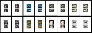 LIBERIA 2023 SET 16 PROOF APES SHARK HIPPOPOTAMUS MUSHROOMS FROG TURTLE OWL MNH-