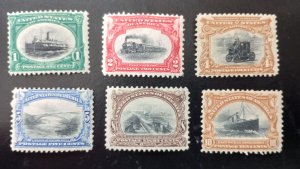 Sc#294-99  *all MNH-OG* 1901 Pan-American Expo Set CV $647 (BNA2022)