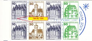 GERMANY BERLIN [Markenheft] MiNr 11 a F1 VII ( **/mnh ) Plattenfehler