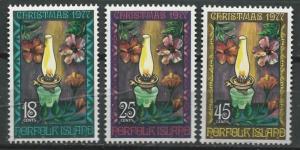 Norfolk Island # 219-21  Christmas  Flower   (3) Mint NH