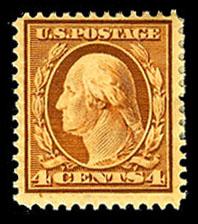 U.S. WASH-FRANK. ISSUES, 334,  Mint, (ID # 39951)