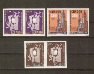 Ecuador 1958 Eucharistical Congress var. imperforate