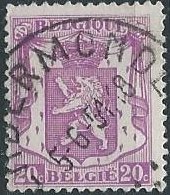 Belgium 269 (used) 20c coat of arms, lilac (1935)