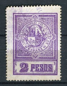 SPAIN; Early 1900s fine used Revenue issue used 2P. value