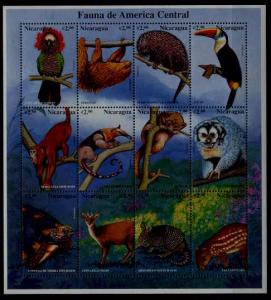 Nicaragua 2205 MNH m/s Animals SCV4.50
