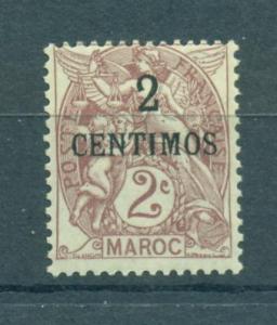 French Morocco sc# 12 mh cat value $2.40