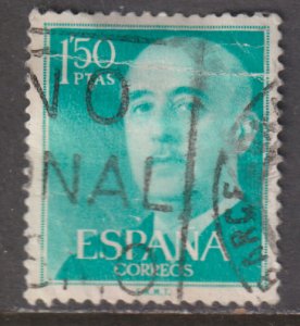 Spain 827 General Francisco Franco 1956