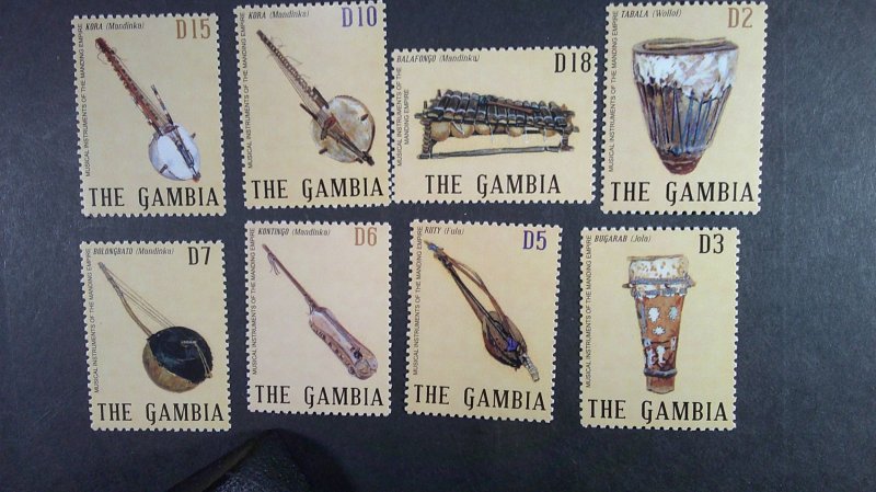 Gambia 2010 Musical Instruments. Scott# 3278-92 complete MNH set of 15