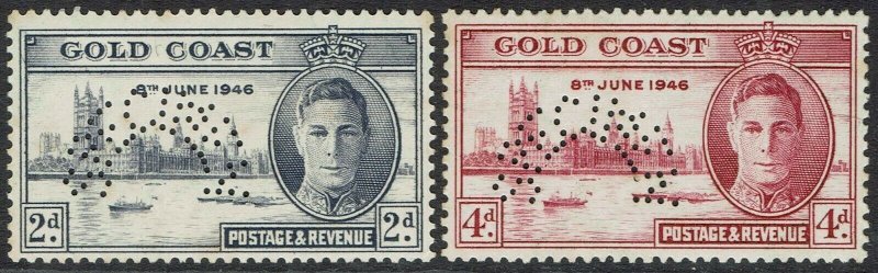 GOLD COAST 1946 KGVI VICTORY SPECIMEN SET 