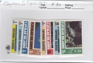 Cayman Islands 405-18 Fish mnh