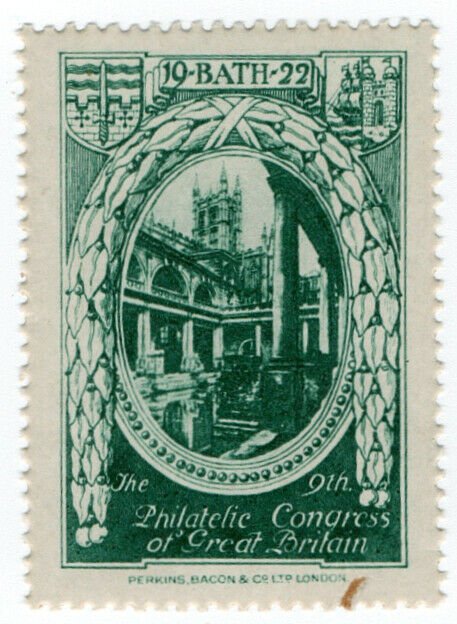 (I.B) Cinderella : 9th Philatelic Congress (Bath 1922)