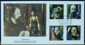 3087   G.B.   Fleetwood FDC   # 1441-44   Alfred, Lord Tennyson    CV$ 10.00