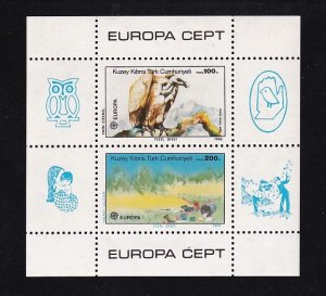 Cyprus  Turkish   #181  MNH    1986  sheet Europa  litter   gyps fulvus