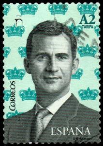 Spain #4090  Used - King Felipe (2017)