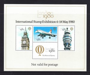 Great Britain - London International Stamp Exhibition S/S MNH