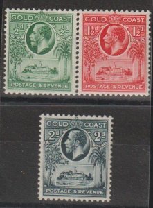 Gold Coast SC 98, 100, 101 Mint Hinged