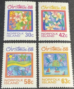NORFOLK ISLAND # 440-443-MINT NEVER/HINGED--COMPLETE SET--1988