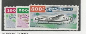Guinea, Postage Stamp, #C14-C16 Mint LH, 1959 Airplanes