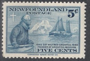 Newfoundland #252  Mint OG Never Hinged ,  VF (~1638)