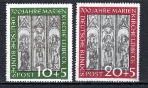 German Federal Republic - West Germany 1951 Charity set SG 1065-66 MNH