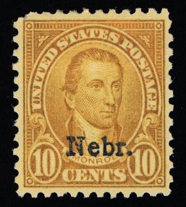 AFFORDABLE GENUINE SCOTT #679 FINE MINT OG NH 1929 NEBRASKA OVERPRINT #19593