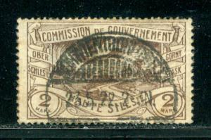 Upper Silesia Scott # 29, used