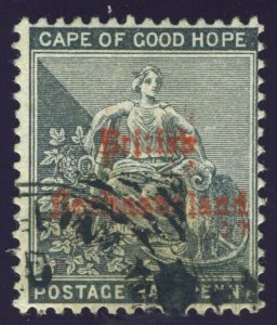 Bechuanaland 1885 'Hope' ½d grey-black very fine used. SG 1. Sc 4.