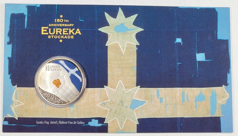 PNC Australia 2004 Eureka Stockade 150th Anniversary Perth Mint $5 Coloured Coin