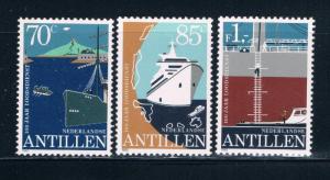 Netherlands Antilles 472-74 MNH set Ships  (N0428)