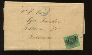 20L7 Boyd's City Express Post Used on Cover to Baltimore ex Golden LV6285