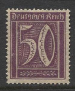GERMANY. -Scott 167- Definitives -1921- MH - Wmk 126 - Single 50m Stamp