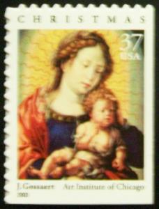 # 3820 MNH 37c Madonna & Child 2003 bklt single  (4024)