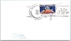 US SPECIAL EVENT COVER JAXPEX 78 STAMP EXHIBITION AT JACKSONVILLE FLORIDA  1978