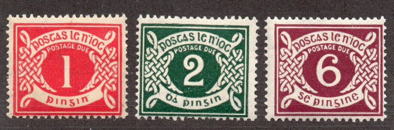 Ireland - SG# D2 - D4 MLH / wmk 10         -          Lot 0922319