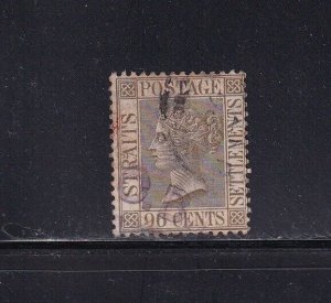 Str. Settlements Scott # 57 F-VF Used with nice color scv $ 70 see pic !