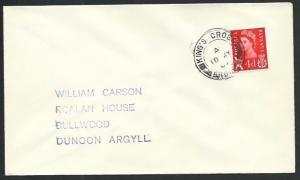 GB SCOTLAND 1969 cover KING'S CROSS / BRODICK, Isle of Arran cds..........66624*