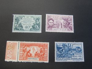 French Martinique 1931 Sc 129-320 set MH