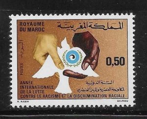 Morocco 1971 Intl year against discrimination Sc 242 MNH A3198