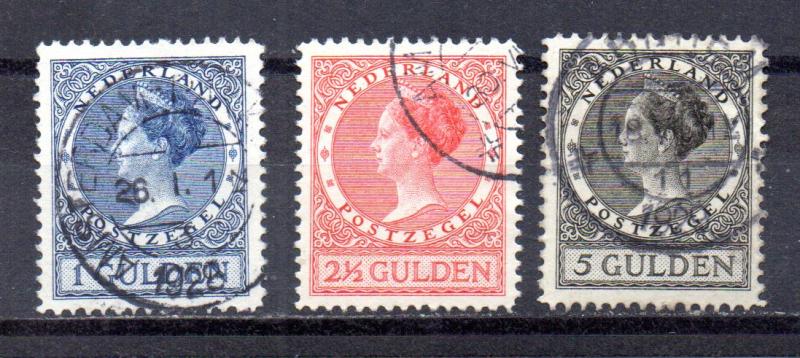 Netherlands 161-163 used